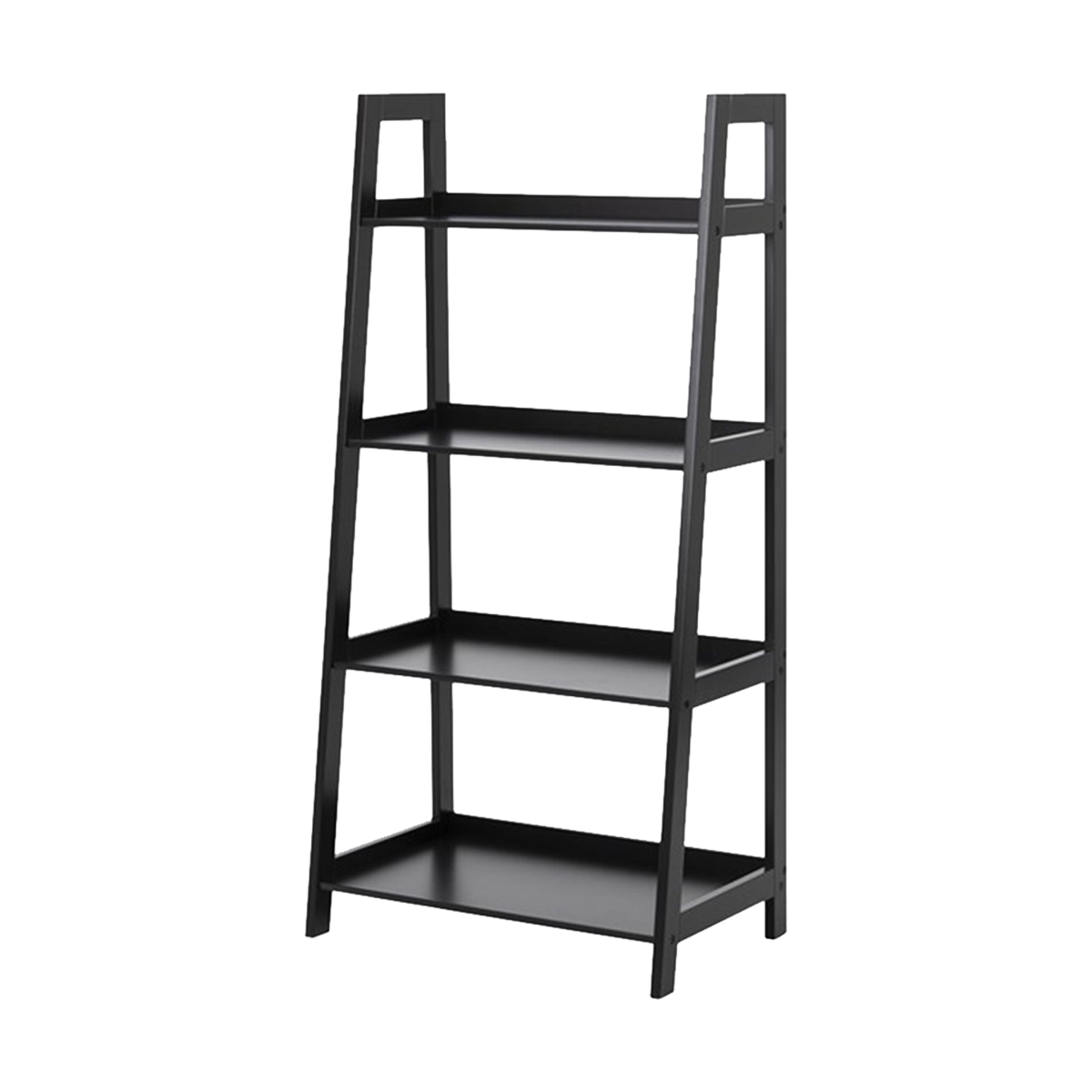 Lisomme Livia Houten Wandkast met 4 Planken - Zwart