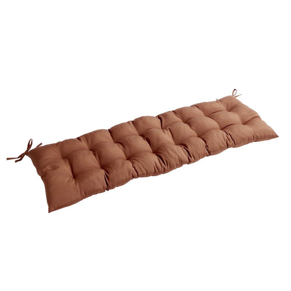 Coussin de banc assise matelassée à nouettes 45x120cm (3 couleurs)