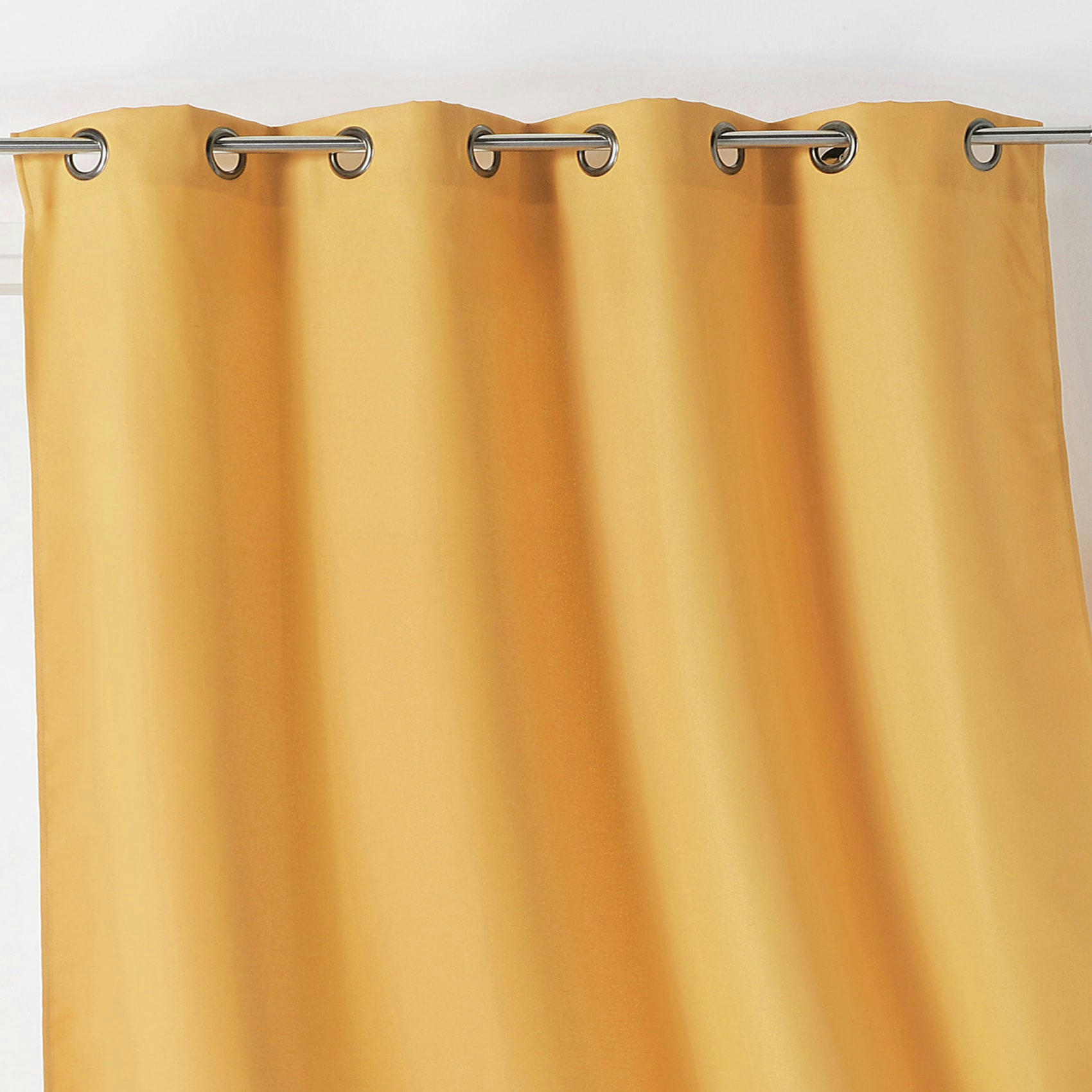 - Rideau extérieur tissu outdoor polyester jaune soleil 135x240 cm