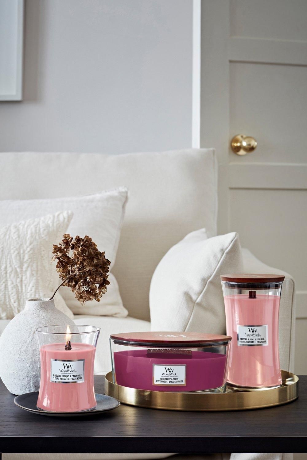 Woodwick Wild Berry & Beets Ellipse Candle