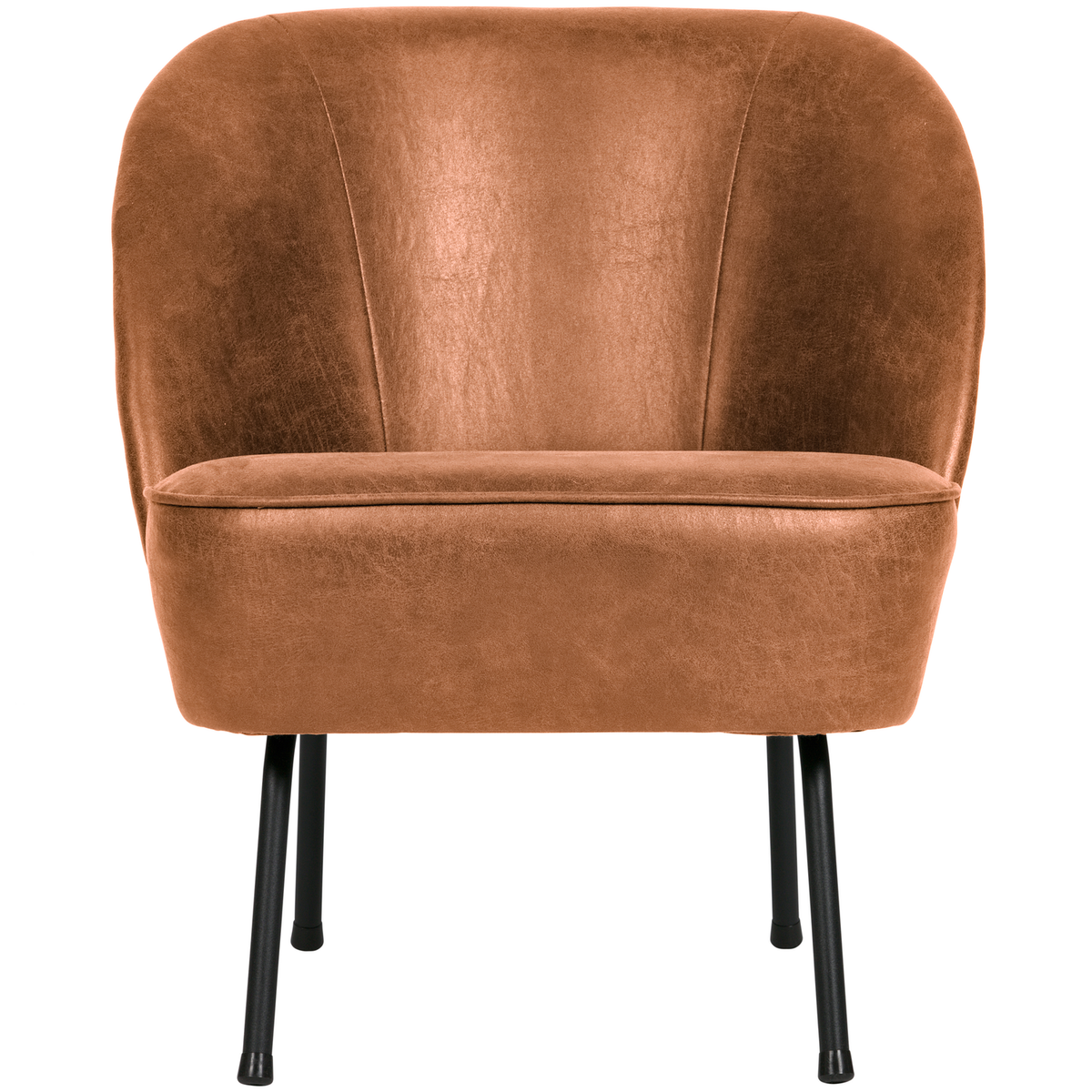 WOOOD fauteuil Vogue- Leer - Cognac - 69x57x70