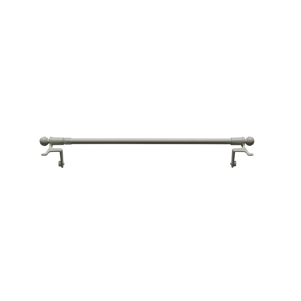 Tringle à pression Extensible Métal Blanc 30-50 cm