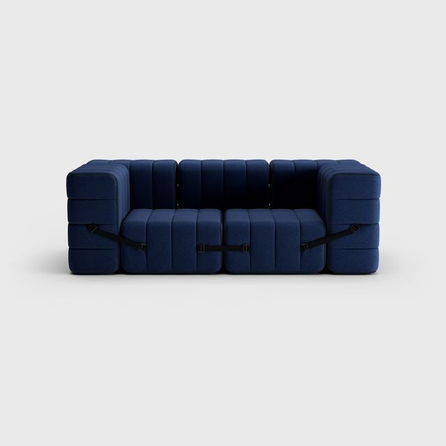 Curt-Set 7 - e.g. Flexibele 2-zitter - Jet - Donkerblauw