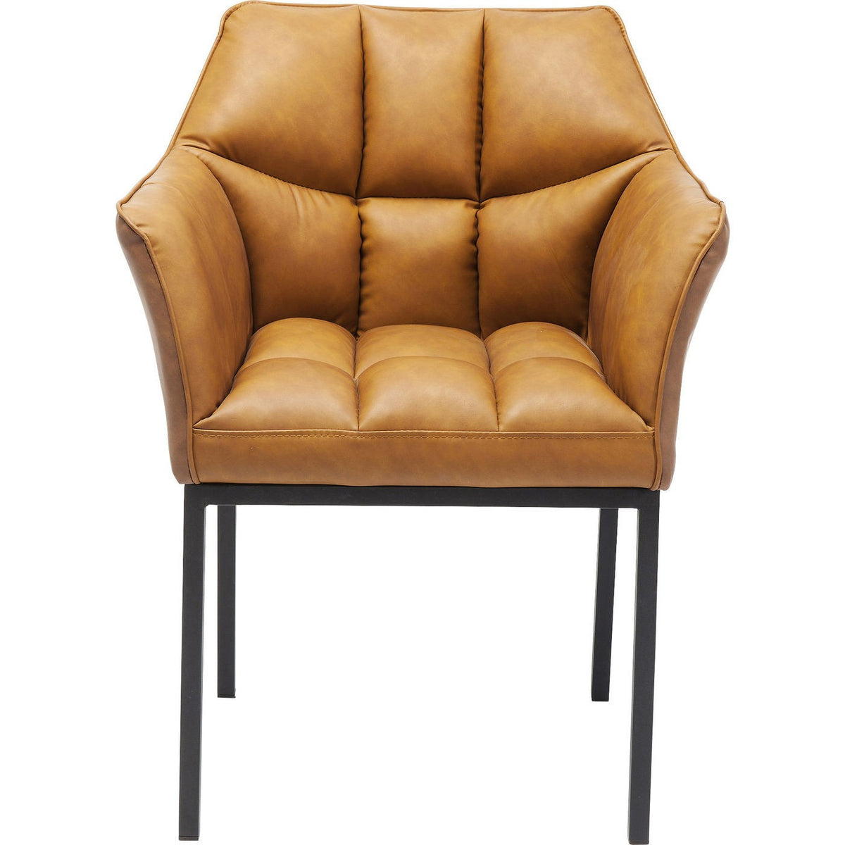 Kare Design Stoel met armleuningen Thinktank bruin
