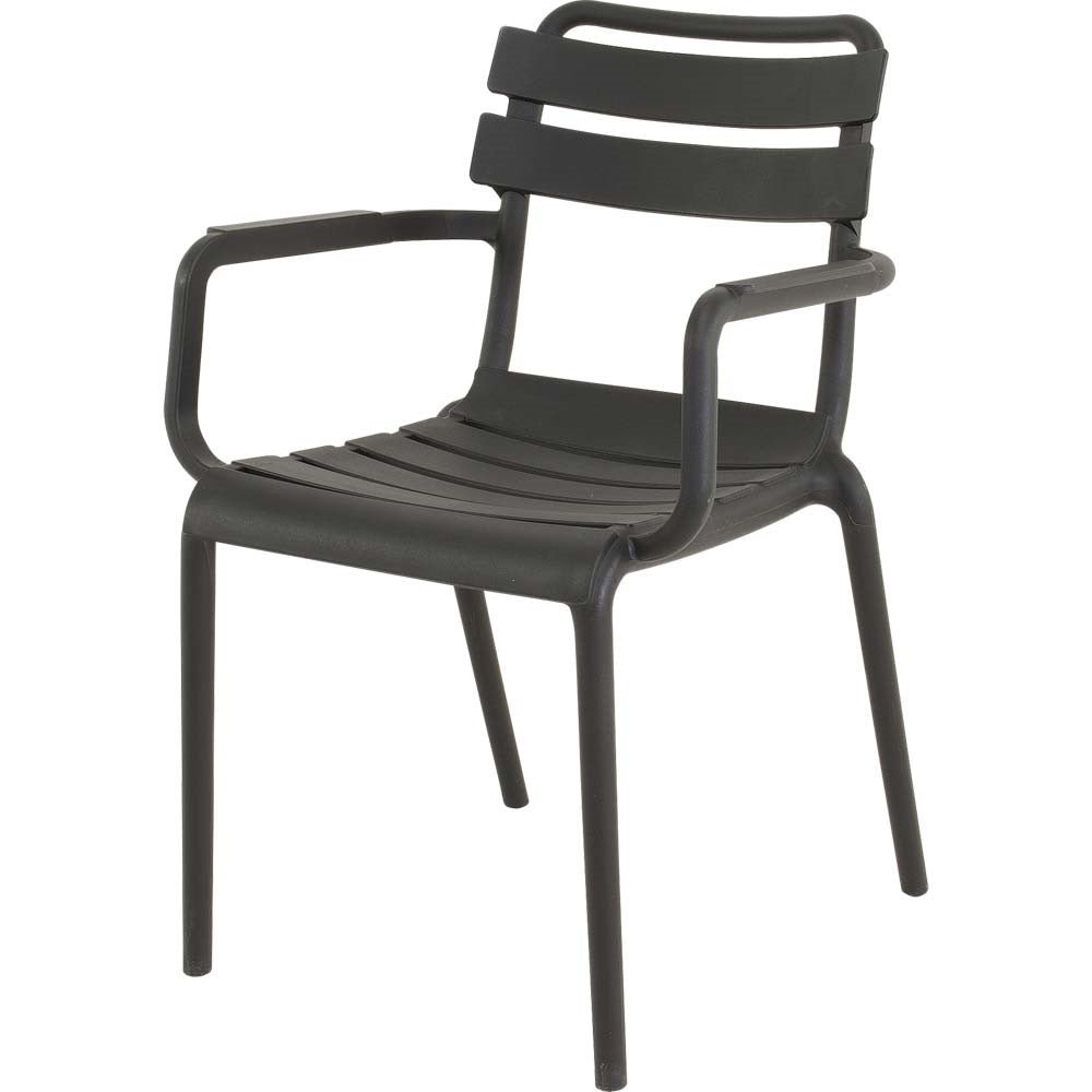 Lesli Living bistrostoel Torvi - zwart - 54x56x81cm