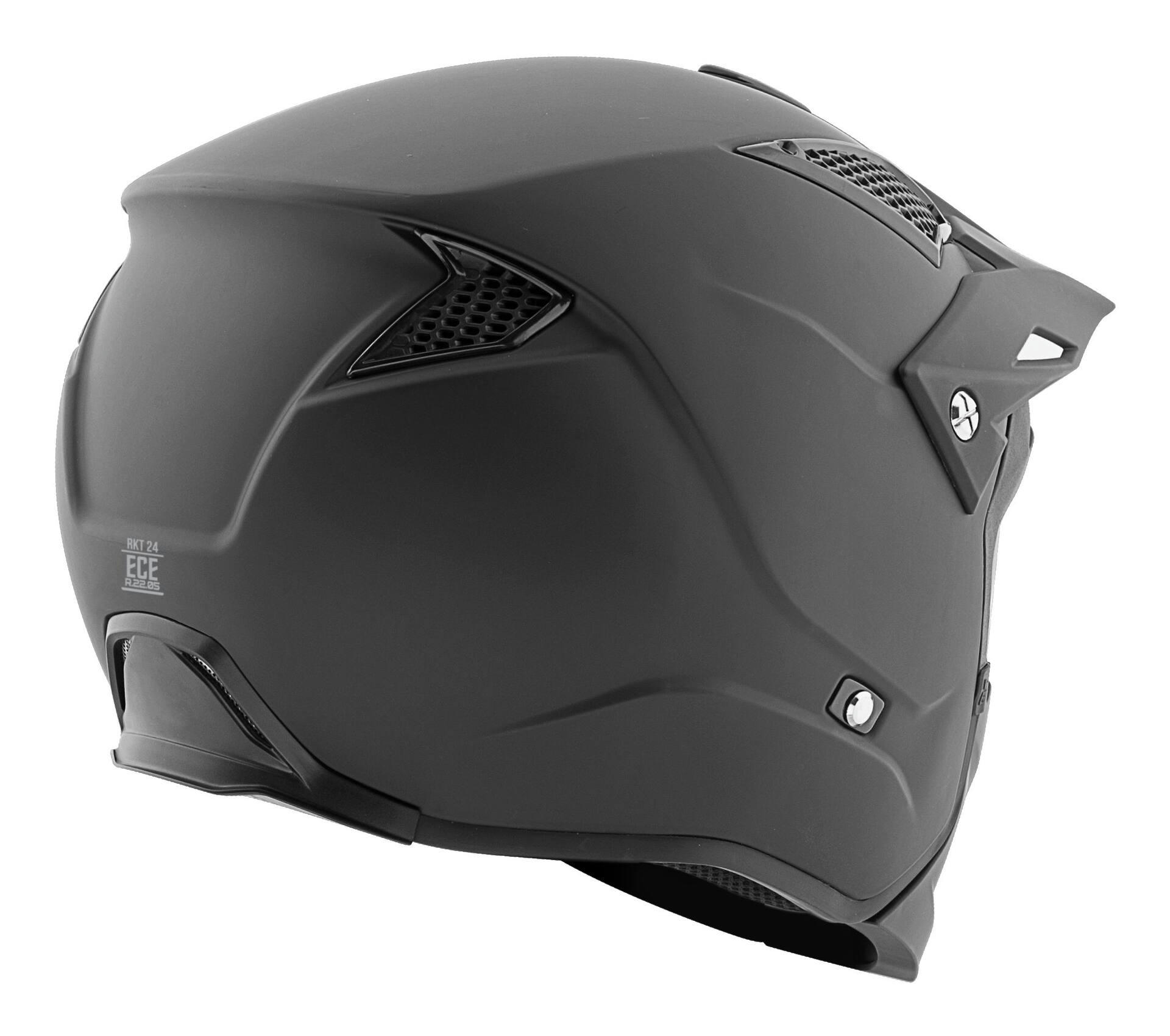 Joe Rocket RKT 24 Series - Solid™ Adult Helmet, Face Shield, Black, Assorted Sizes