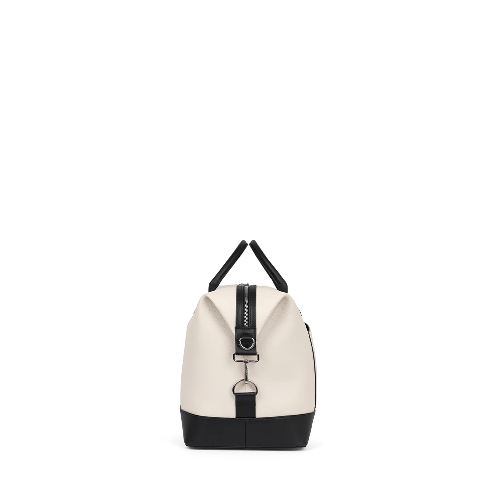 The June - Oyster Vegan Leather Travel Bag