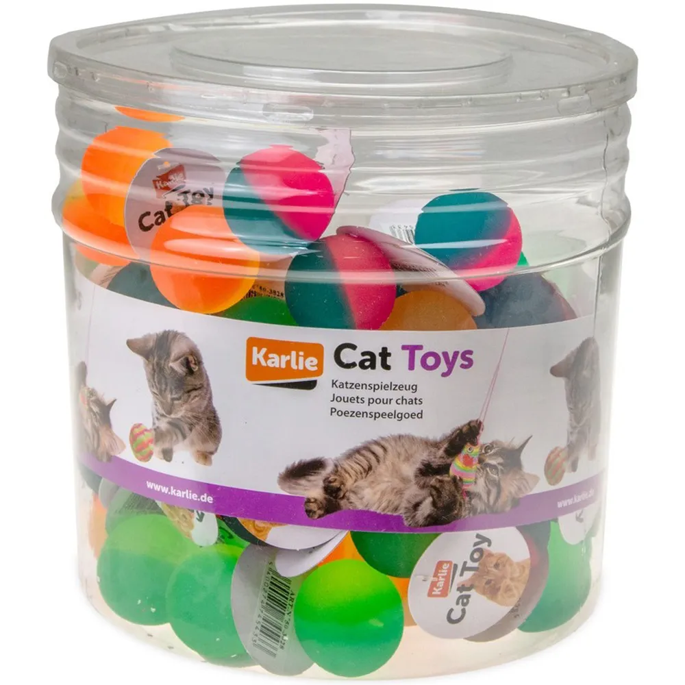 Karlie Bouncing Ball Tube cat toy 60 units