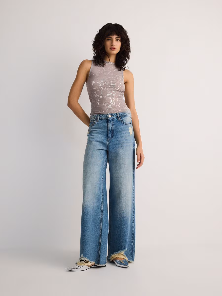 Metallic Effect Blouse