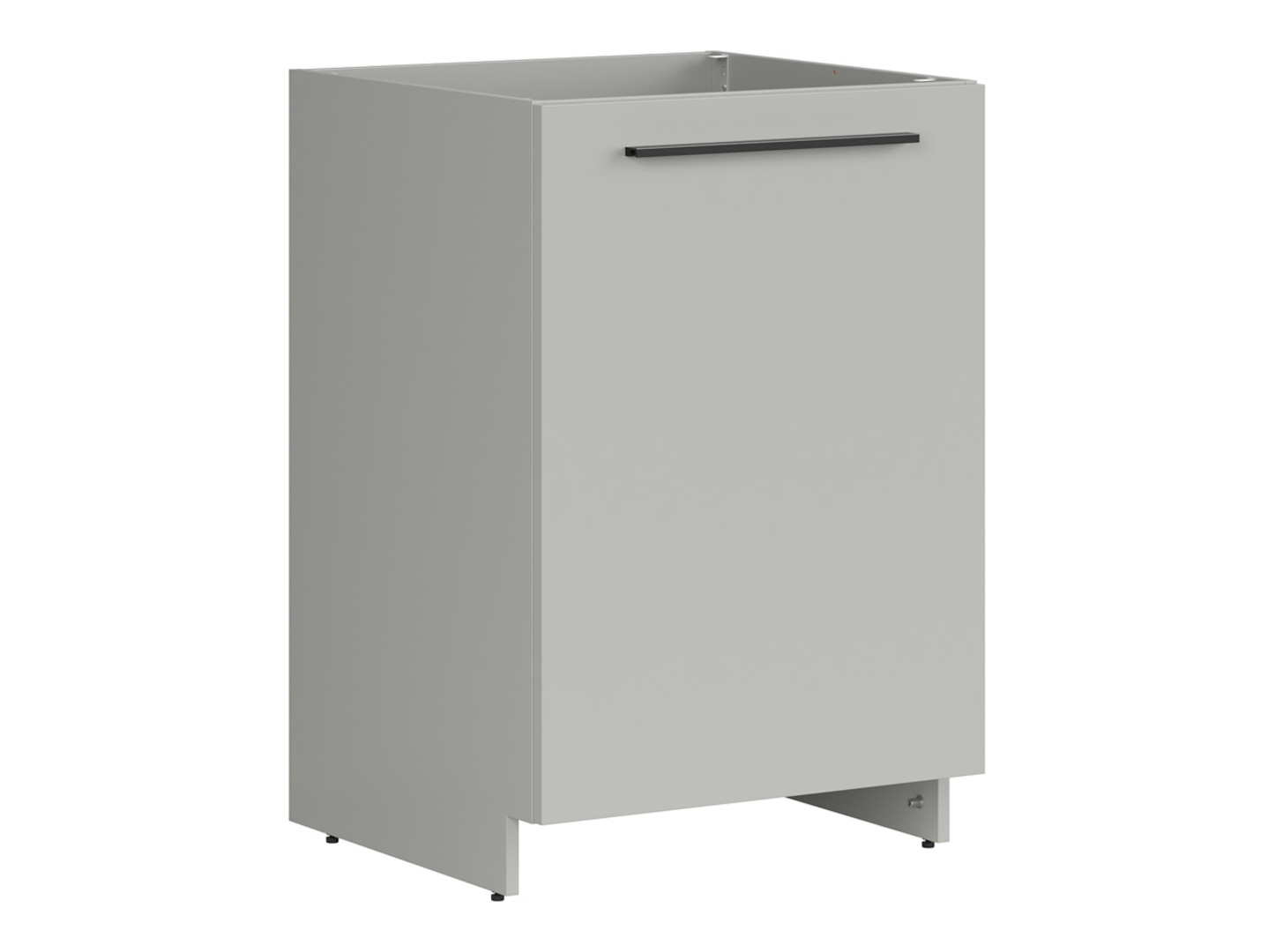 Szafka kuchenna pod zlewozmywak Milino 60 cm L/P szary chinchila