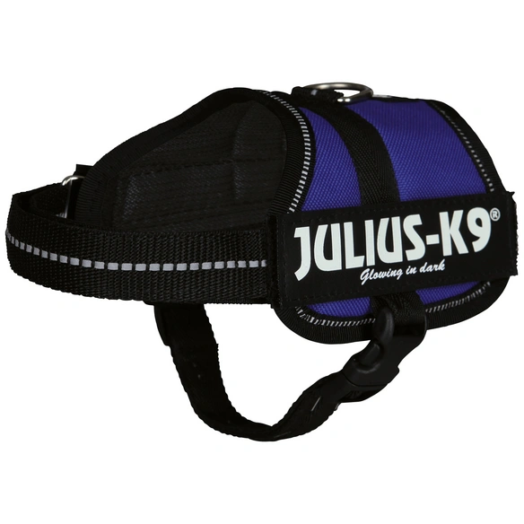 Hunde-Geschirr, Mini/M, Nylon, blau