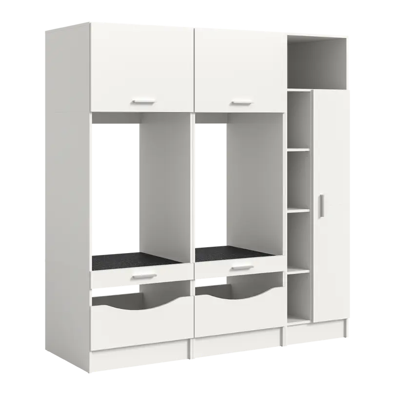 Waschmaschinenschrank 3-teilig Free