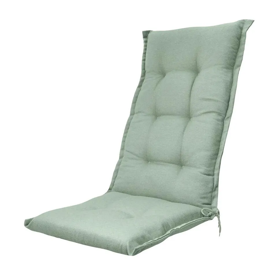 Madison - Tuinstoelkussen Hoge Rug Napels kaki - Ca. 123x50 cm - Set van 4