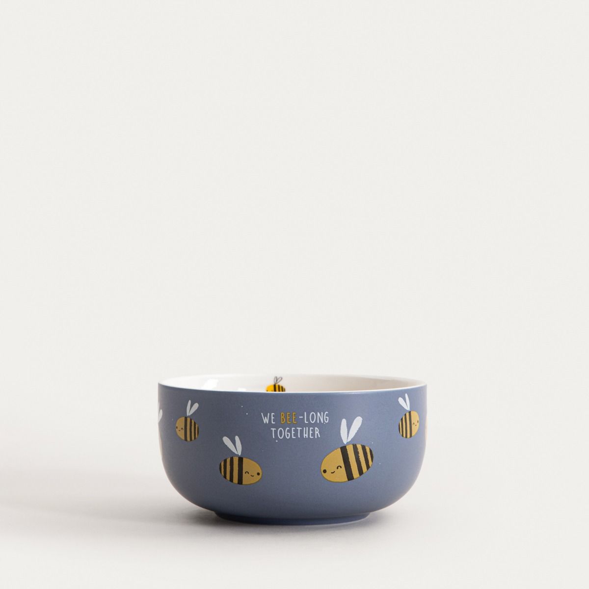 Miska ANNBEE z pszczołą granatowa 13 cm