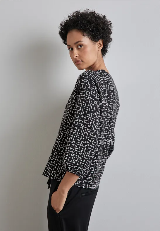 Shirt mit grafischem Muster