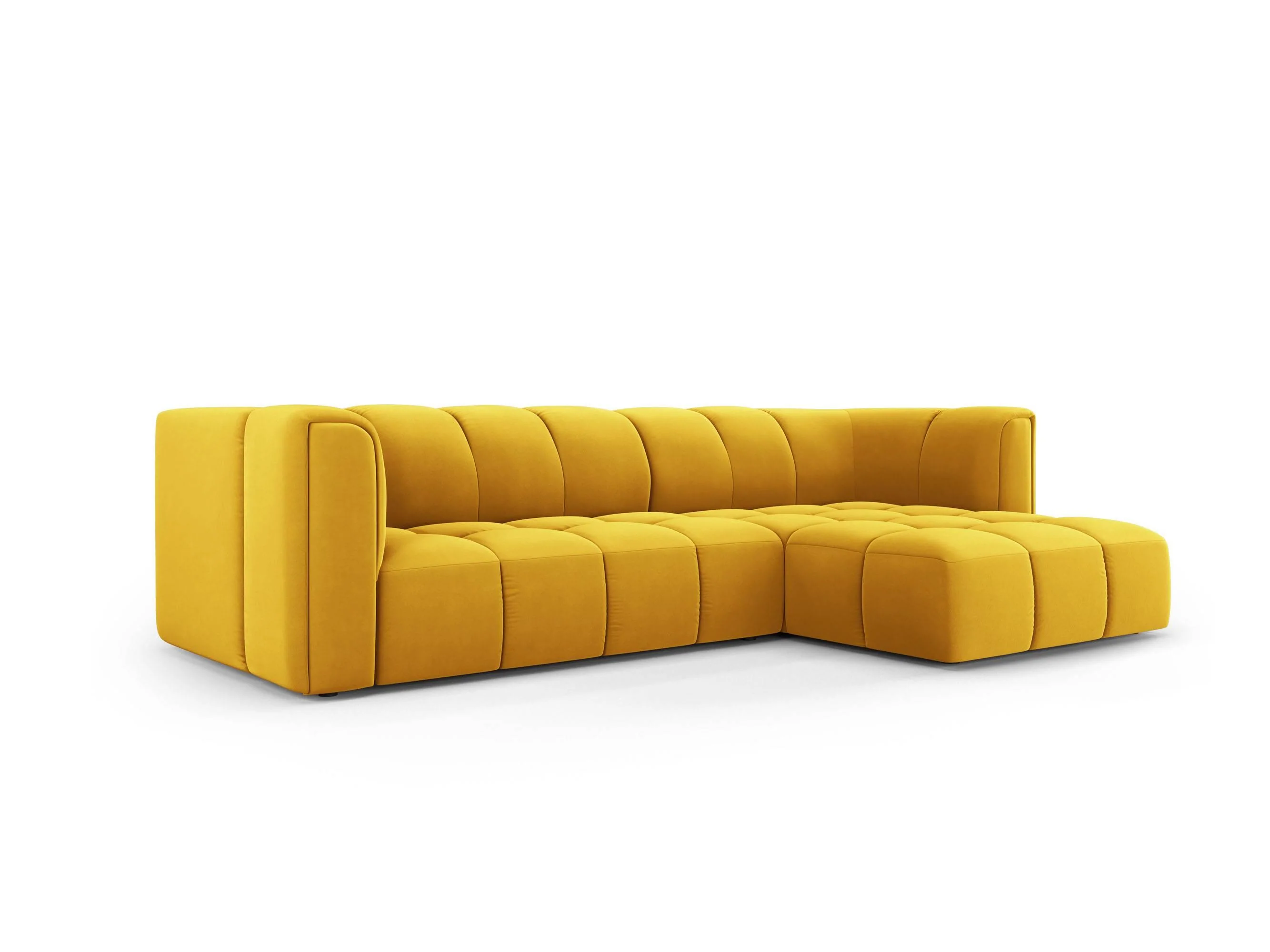 Hoekbank Francesca velvet rechts 3-zits