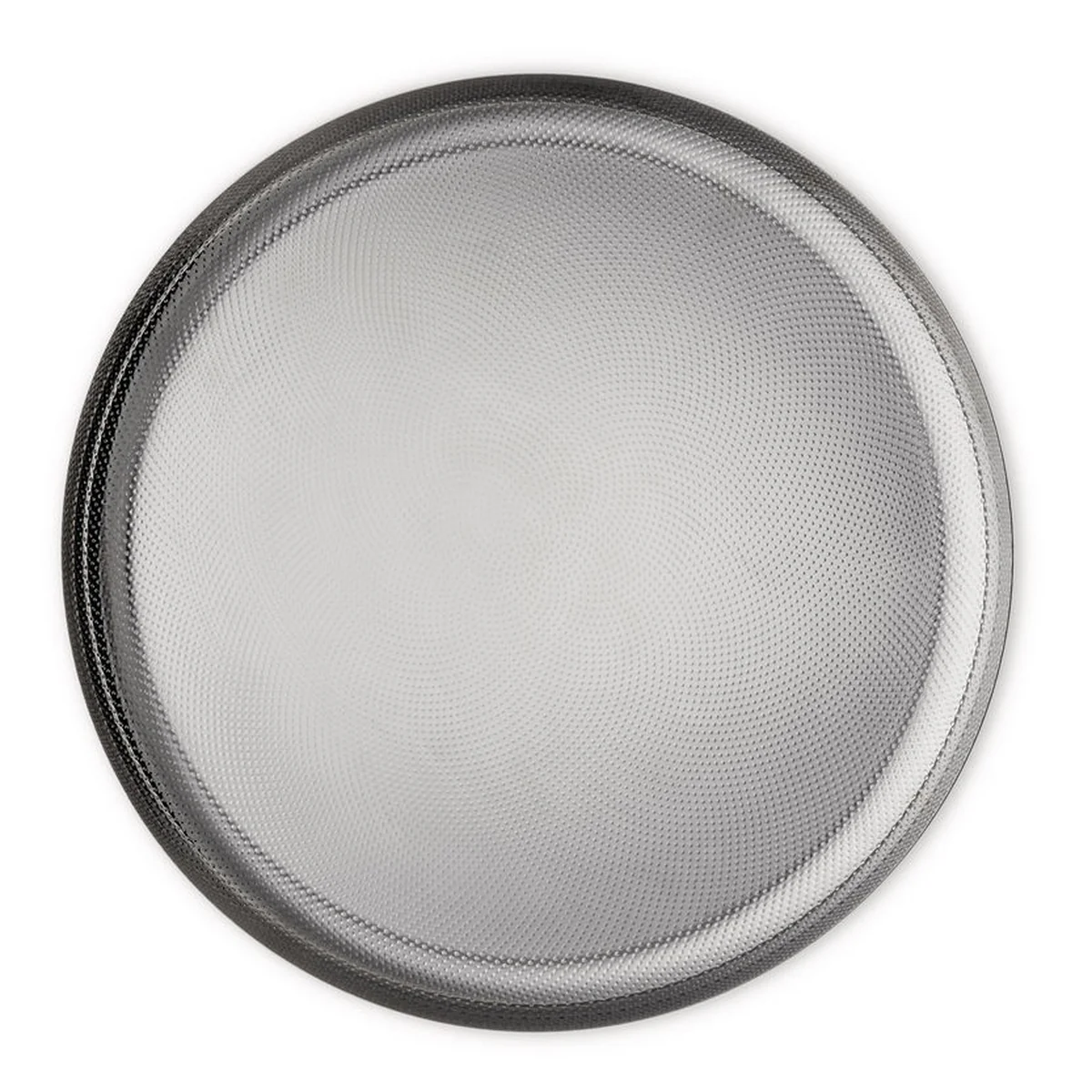 Alessi - Tablett mit Reliefdekor ‍JM14, Ø 35 cm / Edelstahl