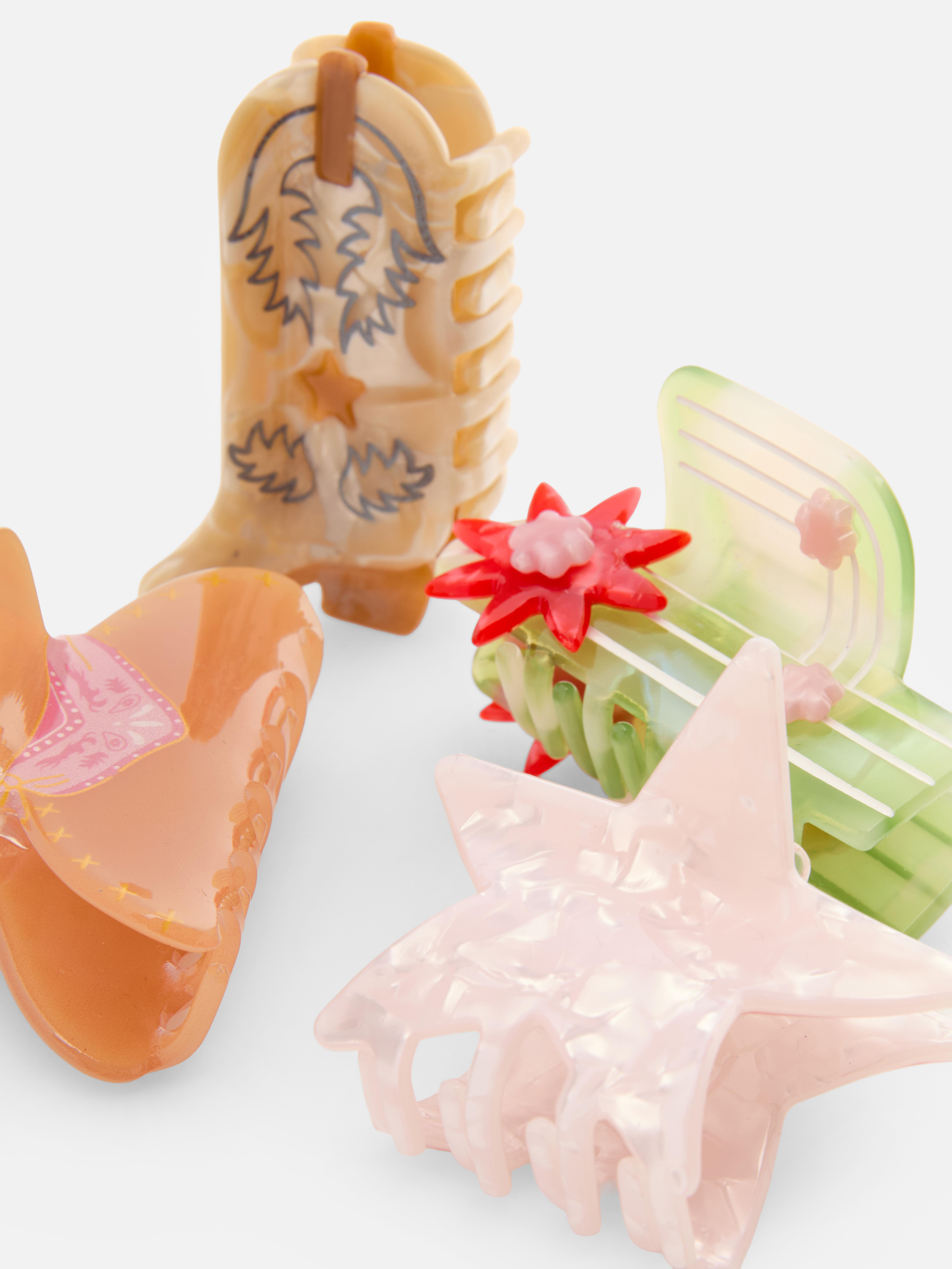 4pk Western Claw Clips