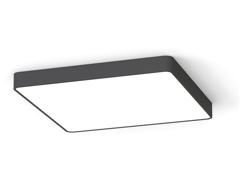 PlafonSoft LED aluminiowy szary