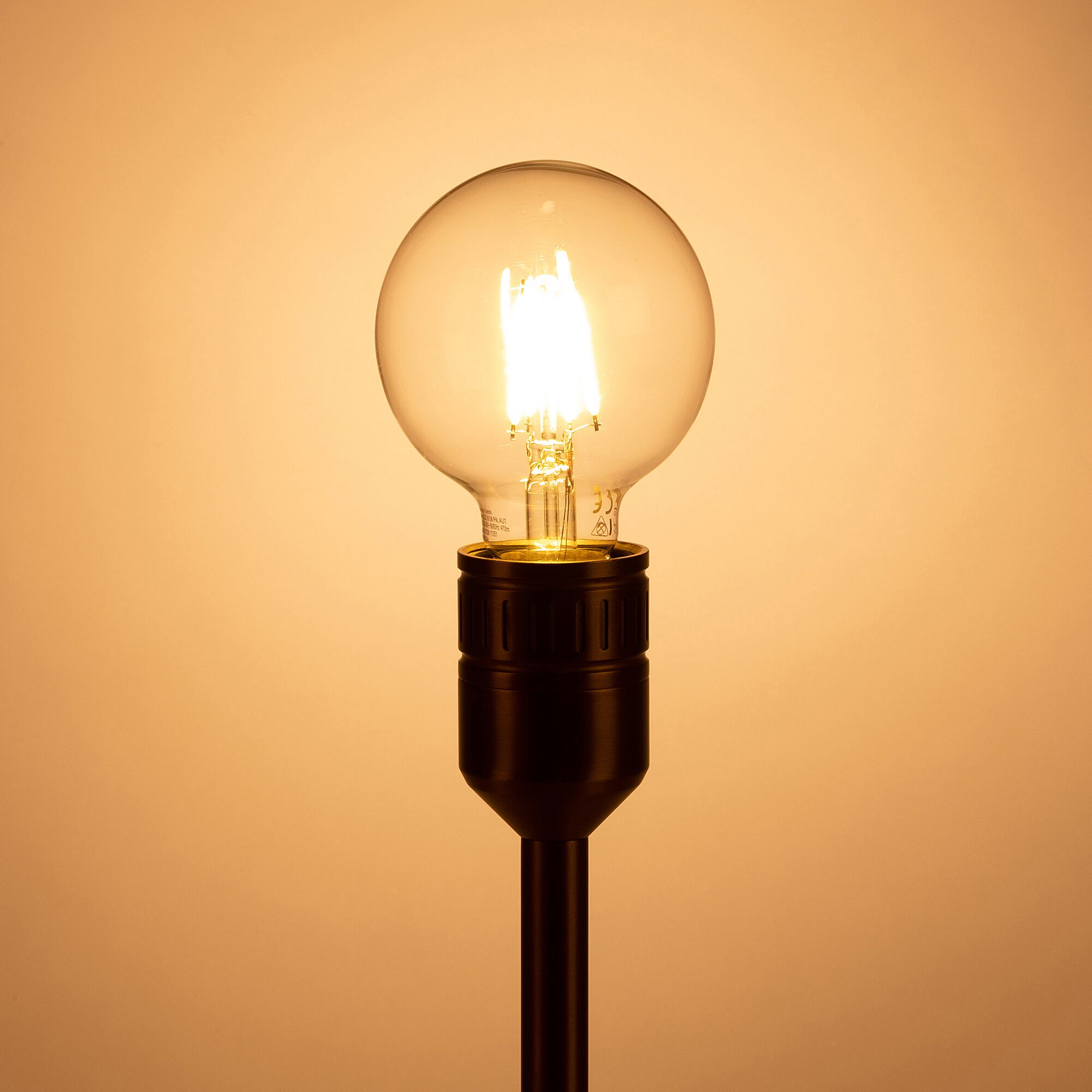 NANS - Pied de lampe à poser - noir H37,2cm