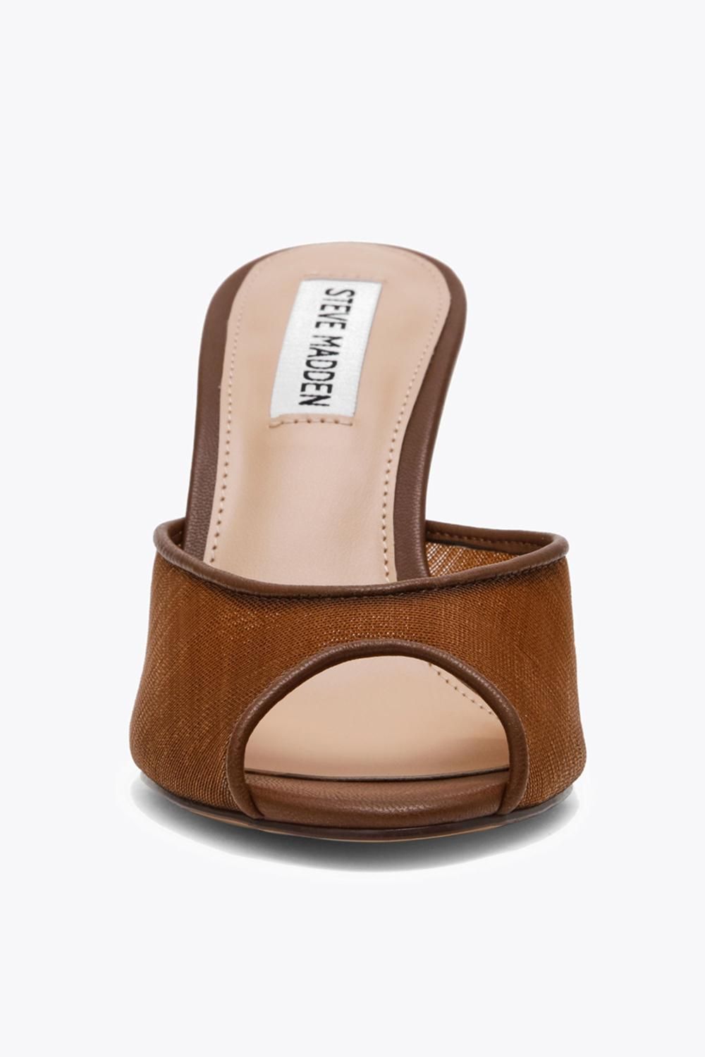 STEVE MADDEN Rollout Brown Mesh' Heels