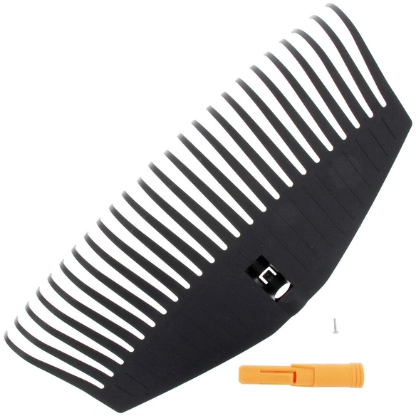 Laubbesen »Solid«, Arbeitsbreite: 52 cm, schwarz/orange