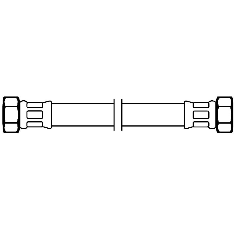 FLEKSIBEL SLANGE DN8 FXMSHORT 3/8"XM10X1 50 CM