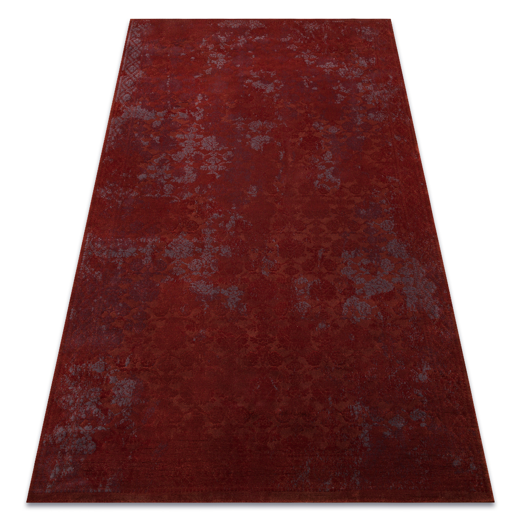 Dywan wełniany JADE 45005/301 Ornament czerwony / szary OSTA 200x300 cm