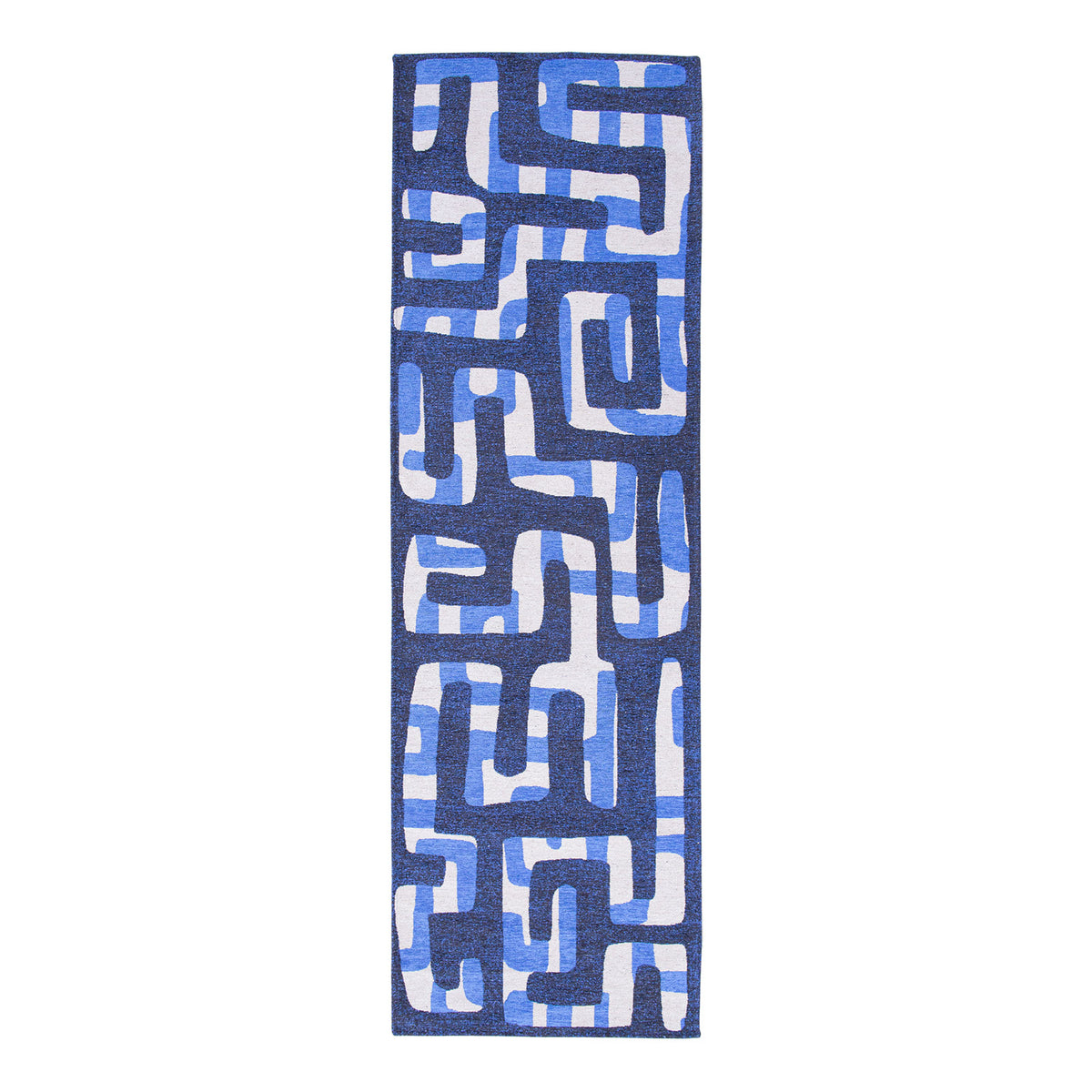 Louis De Poortere vloerkleed Ultramarine - blauw - 80x250cm