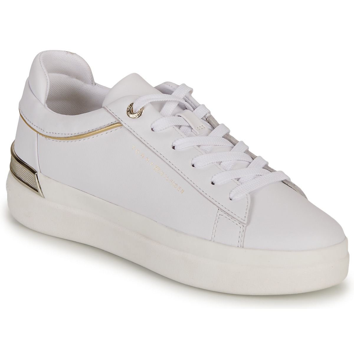 Tommy Hilfiger - LUX METALLIC CUPSOLE SNEAKER - White