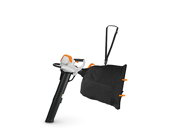 Aspirateur souffleur broyeur sans fil - 910m³/h - ratio 14:1 - avec sac de 55L - Stihl SHA140 (vendu sans batterie ni chargeur)