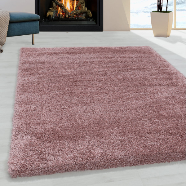 Dywan shaggy Fluffy Super Soft różowy 60 cm x 110 cm