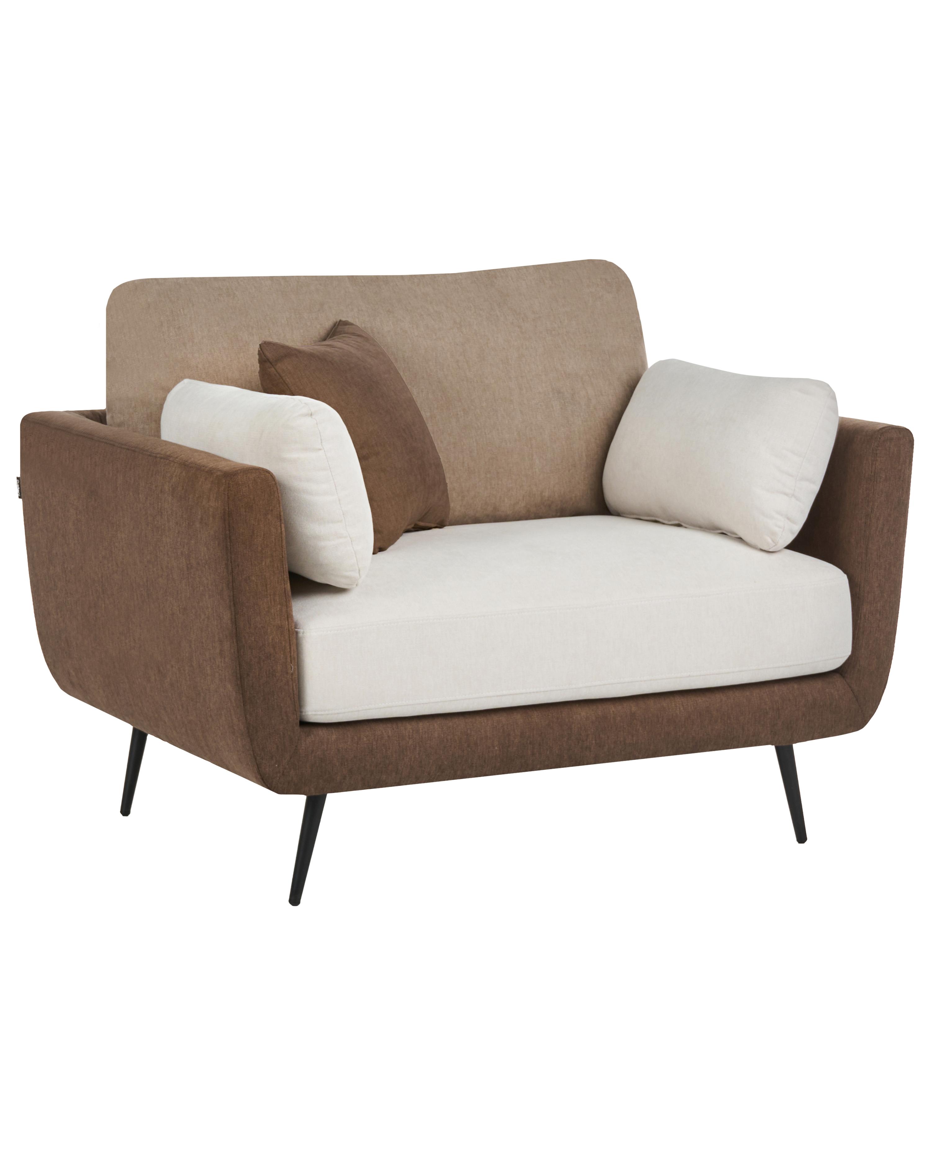 Armchair BOLGA Fabric Brown