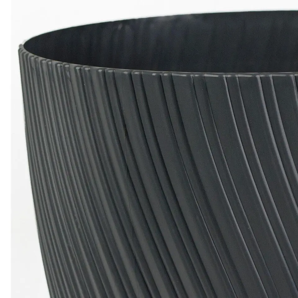 Form Plastic Plantenpot - kunststof - antraciet - D13 x H12 cm
