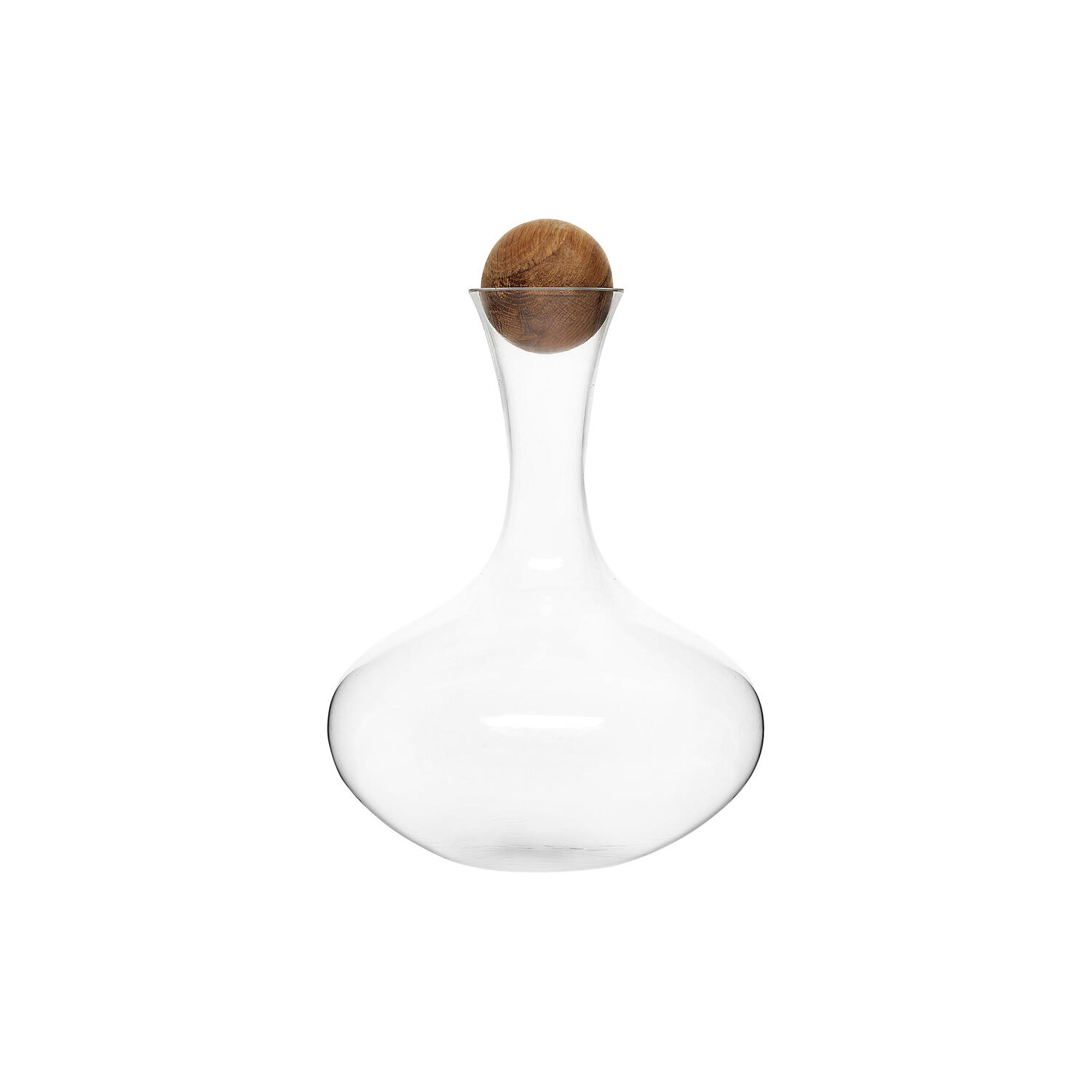 Nature Wine Carafe with Oak Stopper