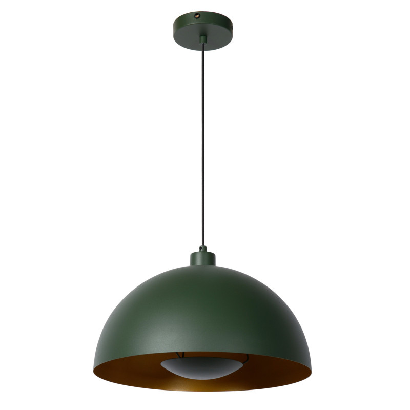 Suspension Siemon verte Ø 40 cm E27 40 W LUCIDE