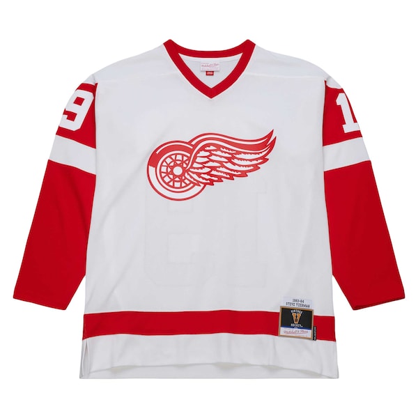 Steve Yzerman Detroit Red Wings  1983/84 Blue Line Player Jersey - White