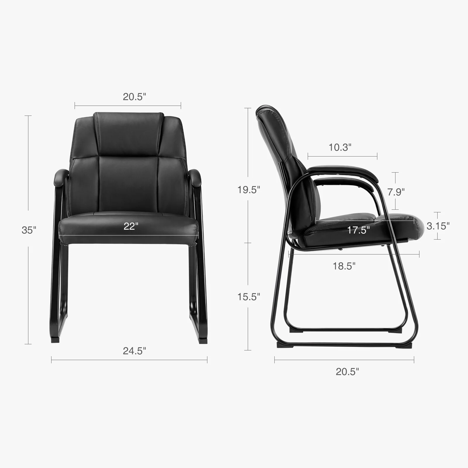 Firm Base Armchair with Plush Padding