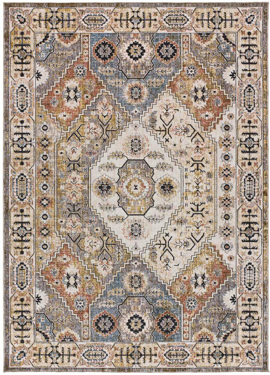 TRUVA - Tapis de style vintage multicolore, 77X150 cm