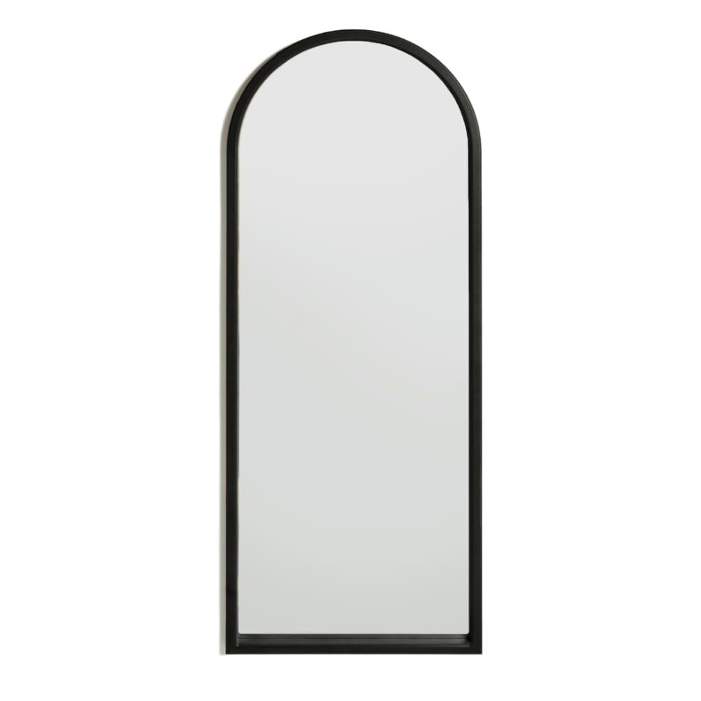 KATIA - Miroir sur pied en forme d’arc en couleur noir