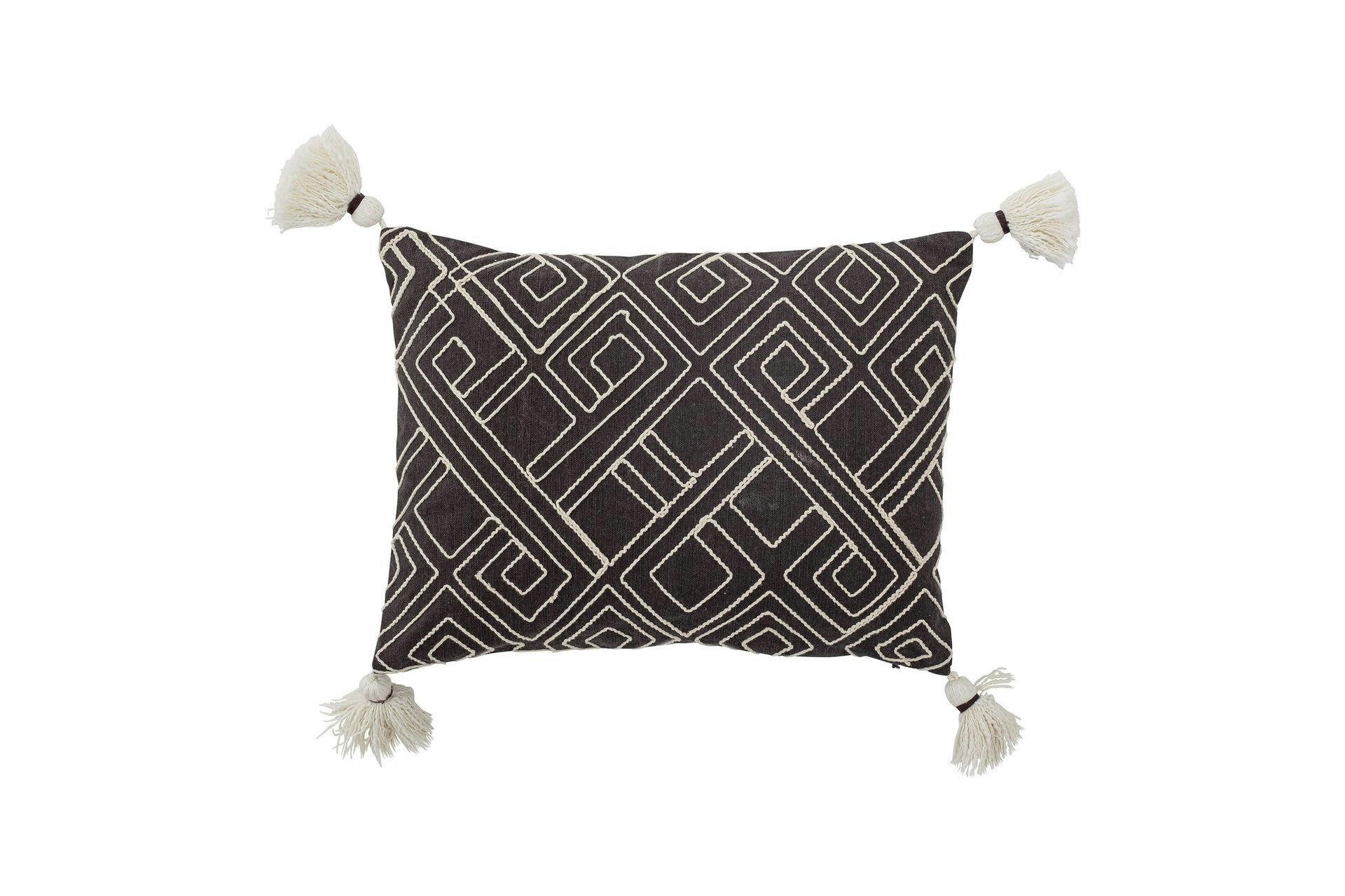 BALI - Coussin en coton brun 40x30cm