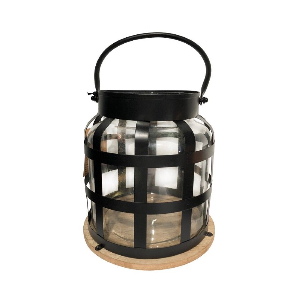LYKT GARDEN LIFE 21CM SVART
