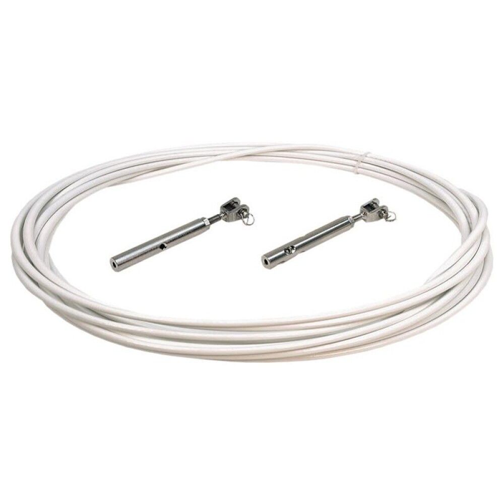 RELINGTRÅDSETT MARINETECH 7X7 PVC HVIT
