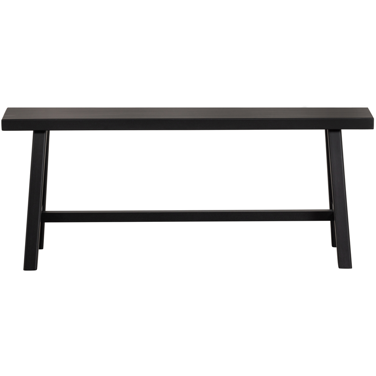 WOOOD bankje Imme - Grenen - Zwart - 45x110x35