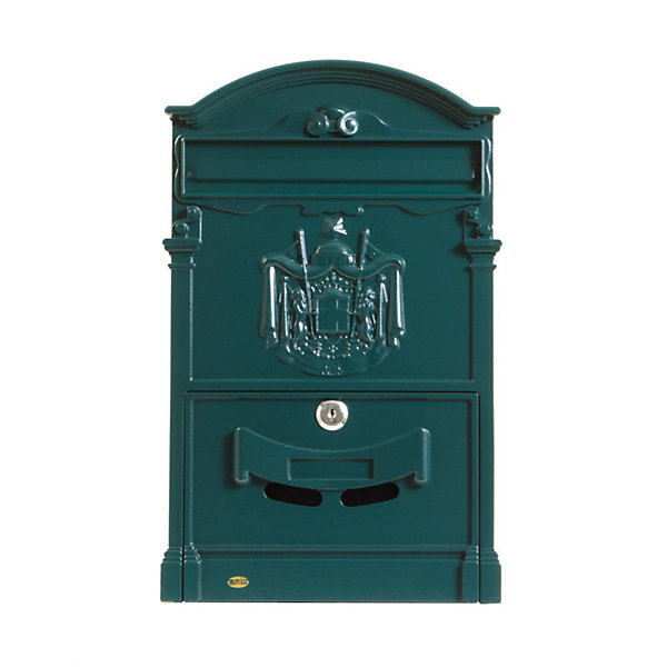 AMIG - Boîte aux lettres4 - 400 x 240 x 80 mm - Aluminium - Vert