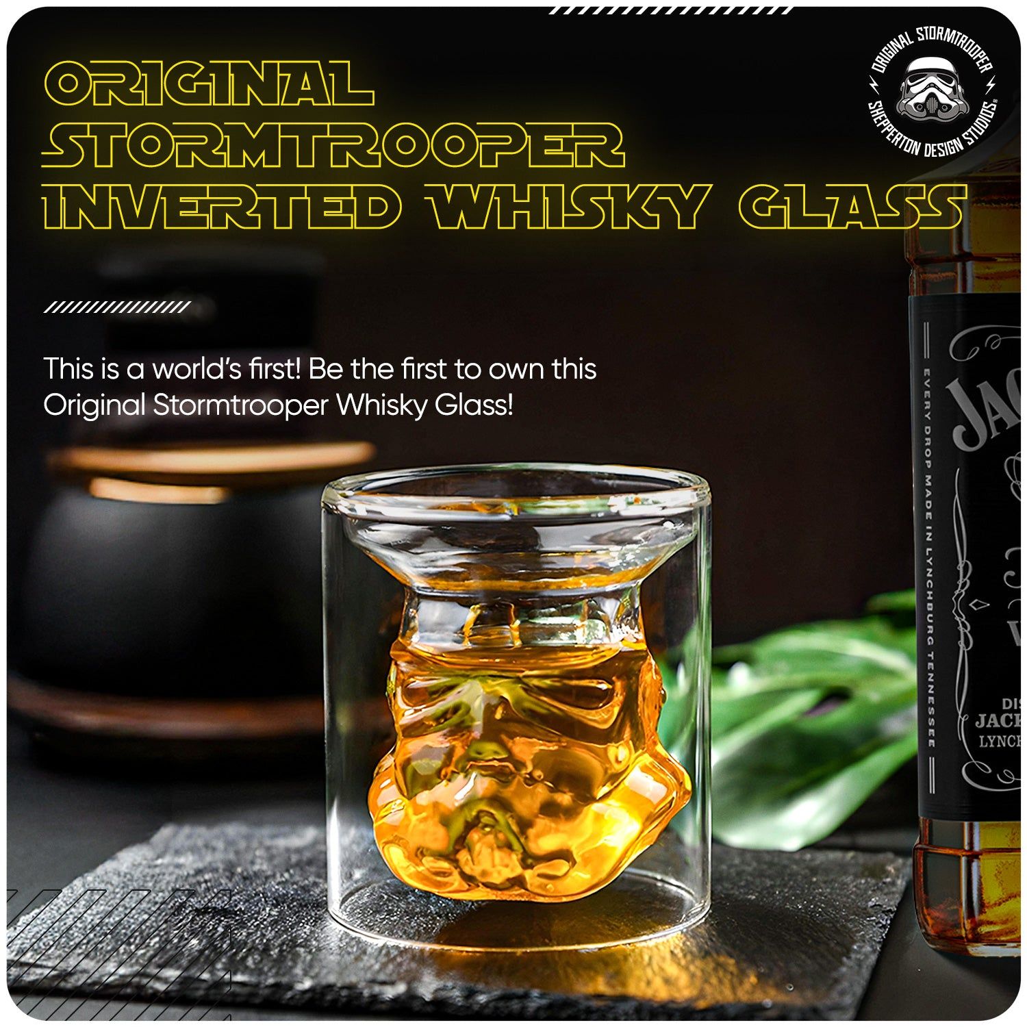 Thumbs Up Original Stormtrooper 3D Inverted Whiskey Glass - 150ml