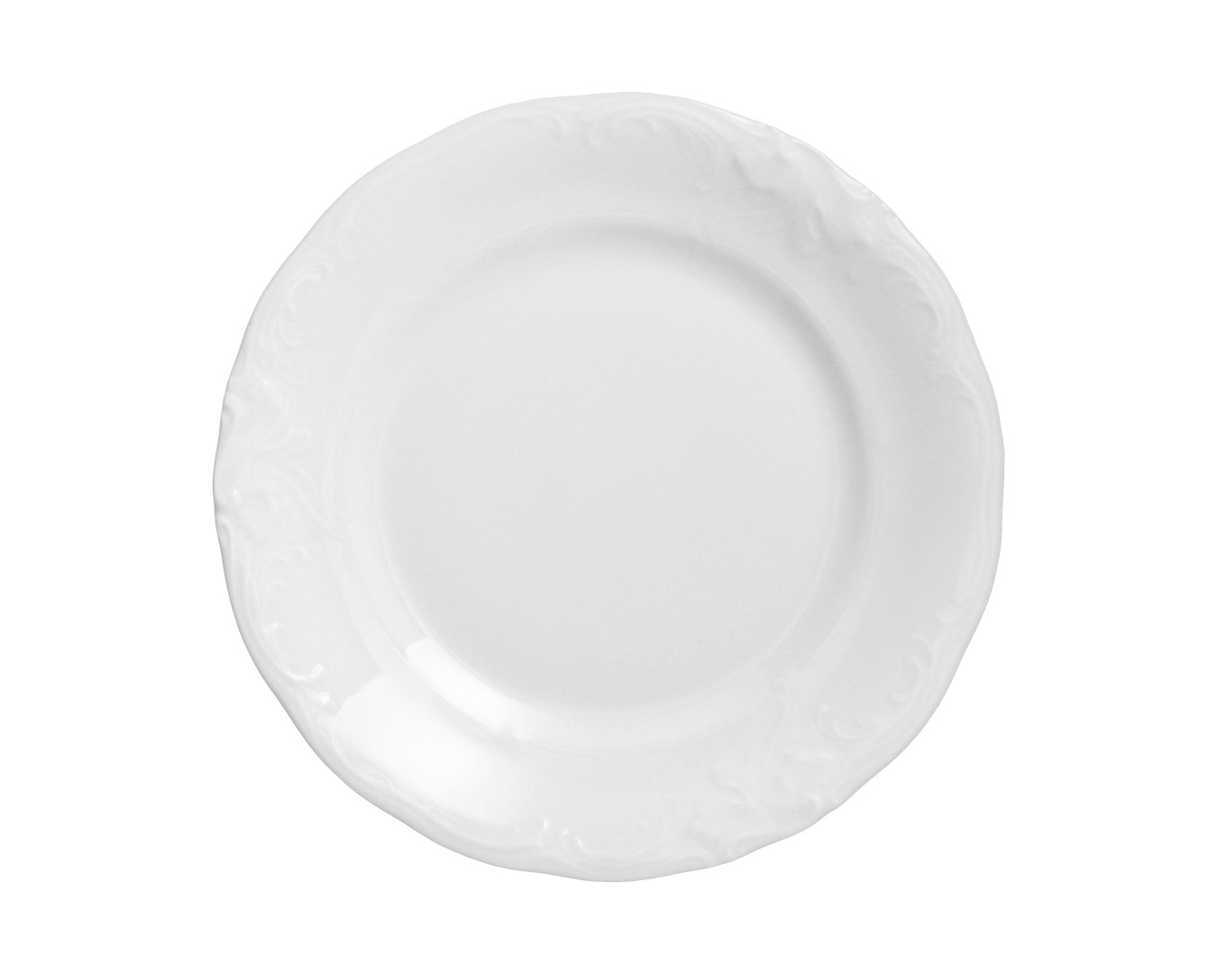Talerz płytki 19 cm Fryderyka Biała C001