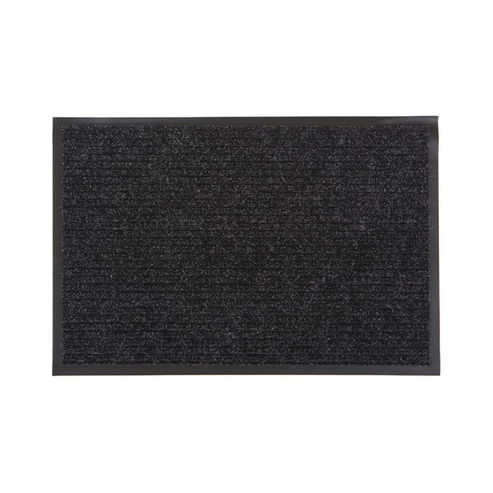DØRMATTE ABSORB 3-RIBB 45X75CM MØRKGRÅ