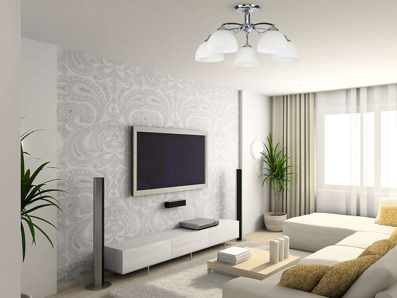 Lampa sufitowa Filona 5-punktowa metalowa srebrna