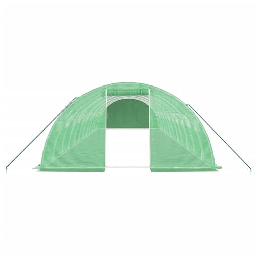 NNEVL Greenhouse with Steel Frame Green 48 m&sup2; 12x4x2 m